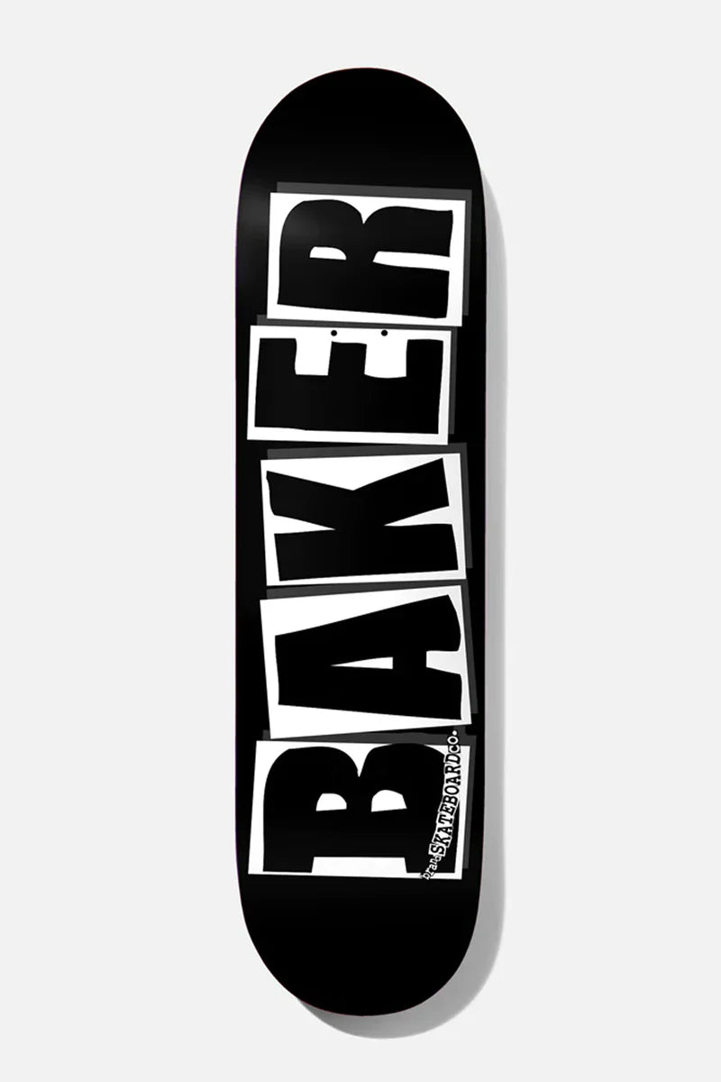 Baker Brand Logo Deck Black/White - (8.25)