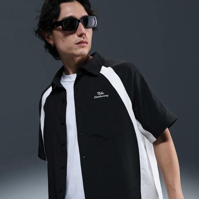NIKE SB DRI-FIT 半袖シャツ 3XL Nike SB Dri-FIT Woven Short-Sleeve Bowler Shirt - (Black