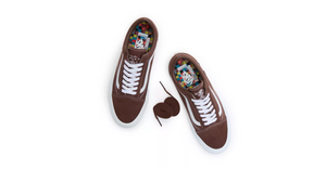 Vans Skate Old Skool X Nick Michel Shoes- (Brown/White)