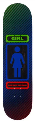 Girl Geering Stripe 93 Til Deck -(8)-(blue/green/red)