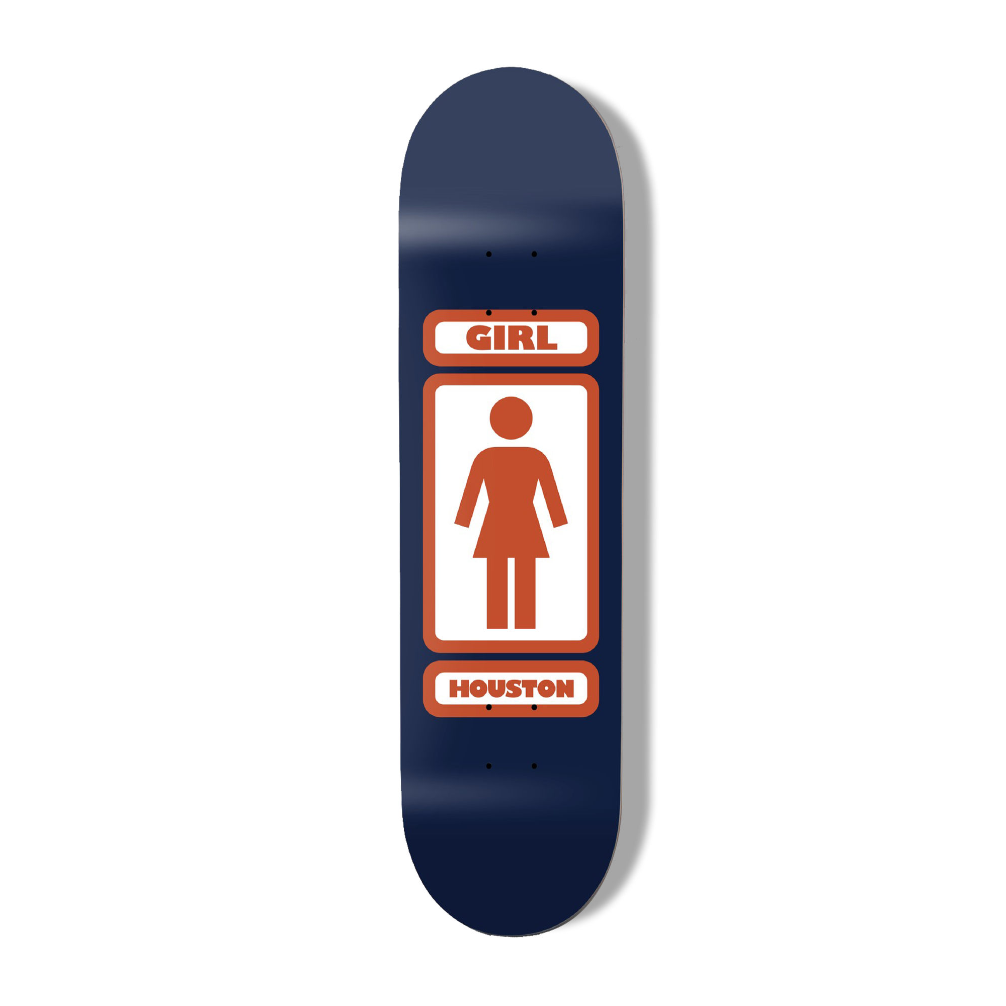 Girl We OG Houston Deck (Navy/Orange) - 8.5