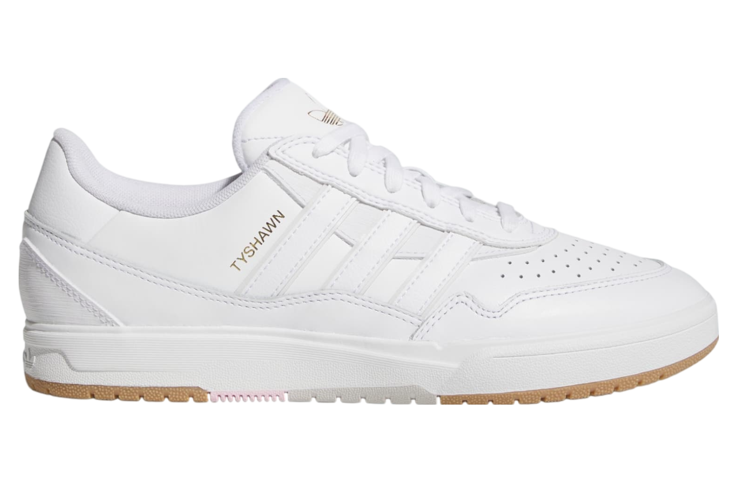 adidas Tyshawn II (White/White/Gum) 13