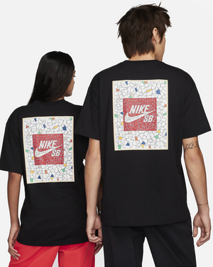 Nike SB Tee Mosaic - (Black/Red)