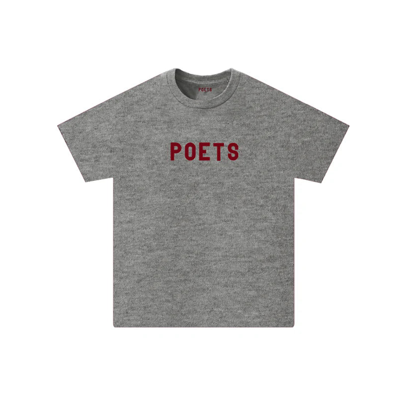 Poets OG Flock T-shirt - (Heather Grey)