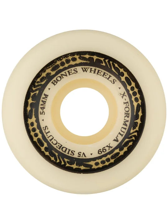 BONES X-FORMULA53㎜99a V5 Bones X-Formula Sidecuts 99a V5 - (53mm) - Geometric Skateshop