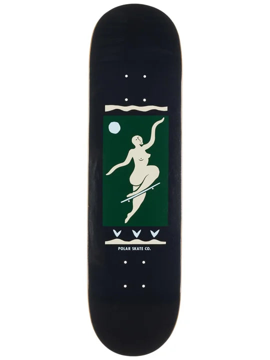 Polar No Comply Charcoal Deck - (8.25)