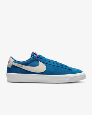 Nike SB Zoom Blazer Low Pro GT-(court blue/lt orewood brn- court blue)