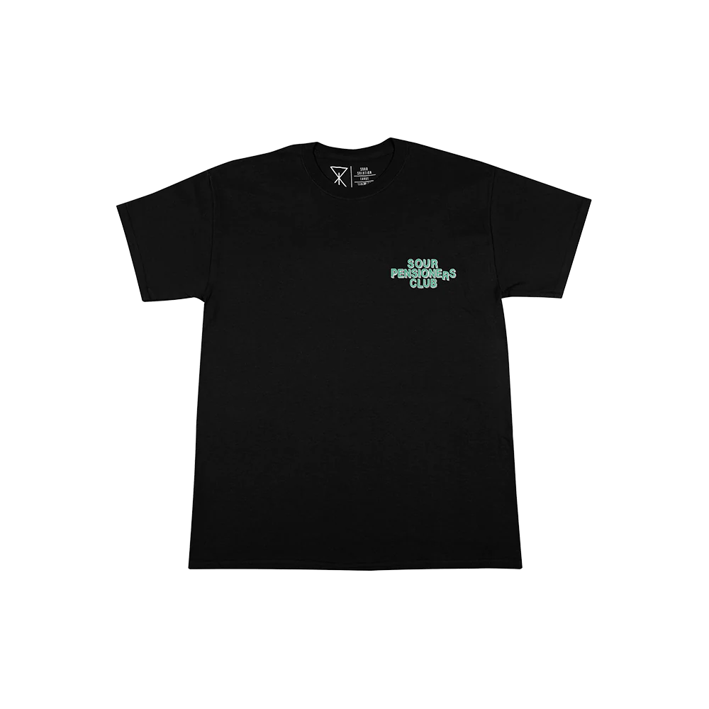 Sour Solution Pensioners Tee - Black