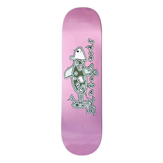 Frog Skateboards Rainbow Fish (Pink) - 8