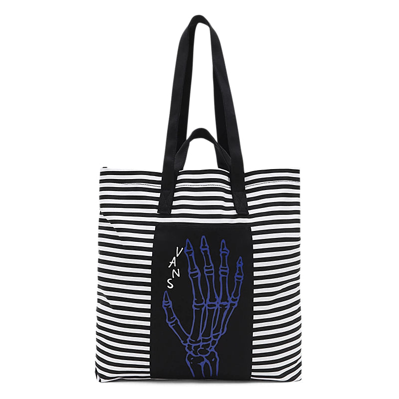 Vans Breana Geering Skate Tote Bag - (Black/White Stripes)