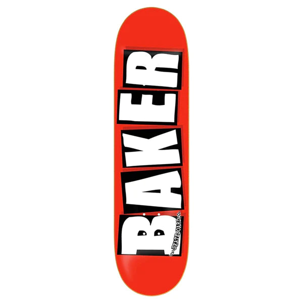 Baker Brand Logo Deck White - (8.625)
