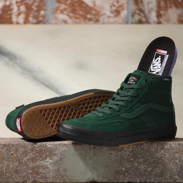 Vans Crockett High - (Dark Green/Black)
