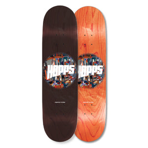 Hopps Skateboards Sun Logo Joan Barker Abstract Series Deck
