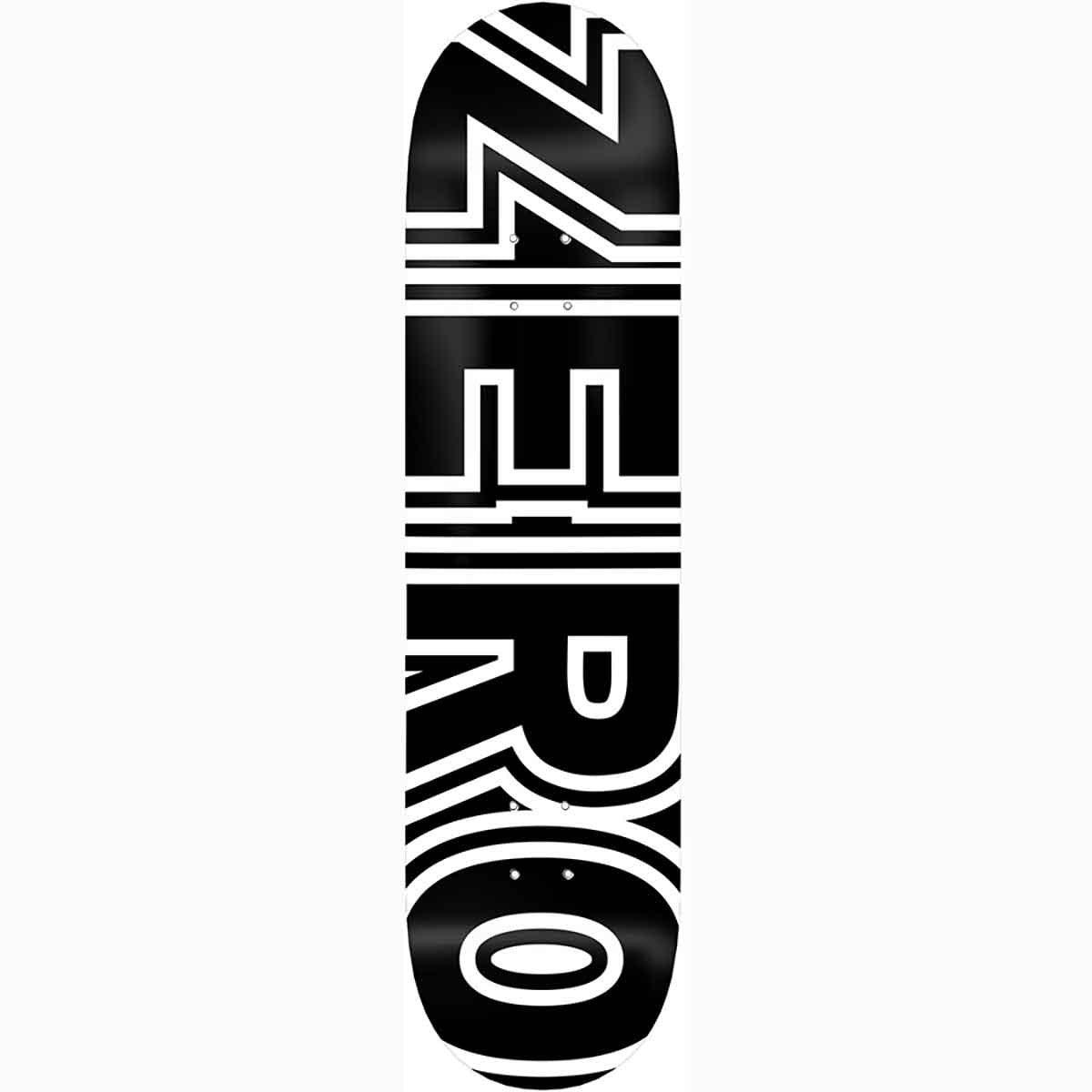 Zero Bold Logo Deck- (7.75-8.75)