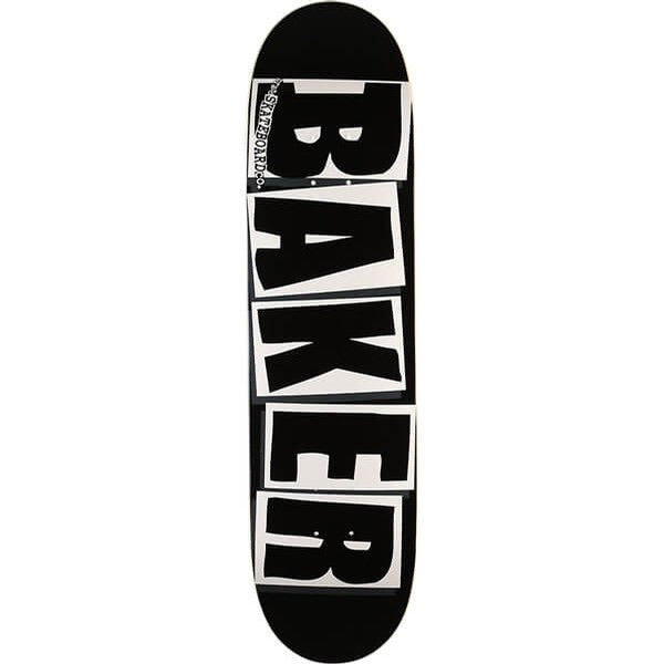 Baker Brand Logo (Black/White) Deck- 8.125