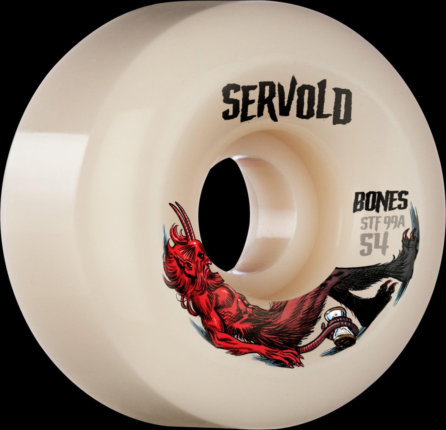 Bones Servold Trapped V6 wide-cut STF Wheels - 54/56mm