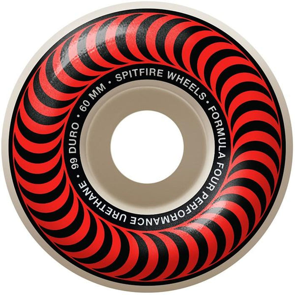 スケートボード SPITFIRE WHEELS FORMULA FOUR 99D60mm Spitfire Formula Four Classic Wheels (99D) - (60mm) - Geometric