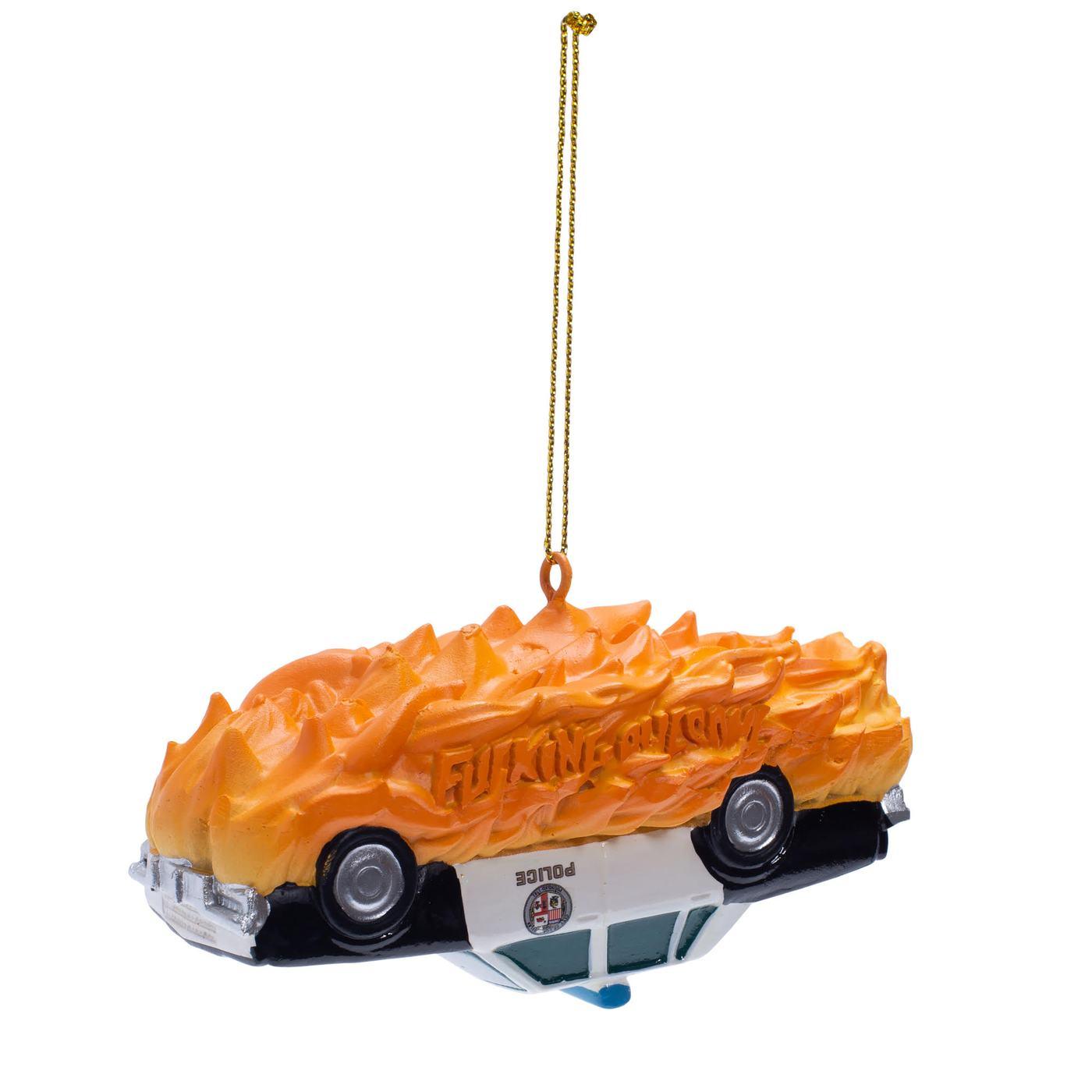 Fucking Awesome Cop Car Ornament